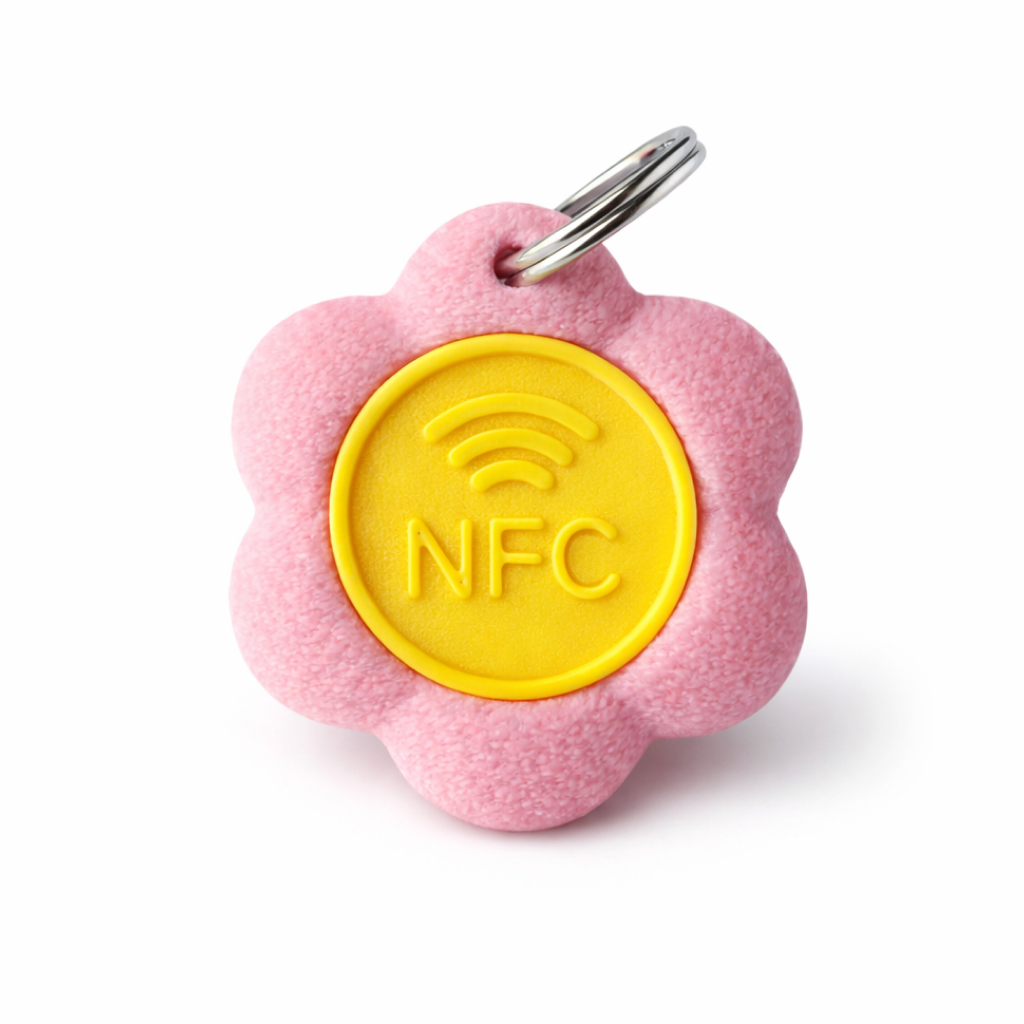 Bloomtag Blossom — Smart NFC Flower Tag for Pets