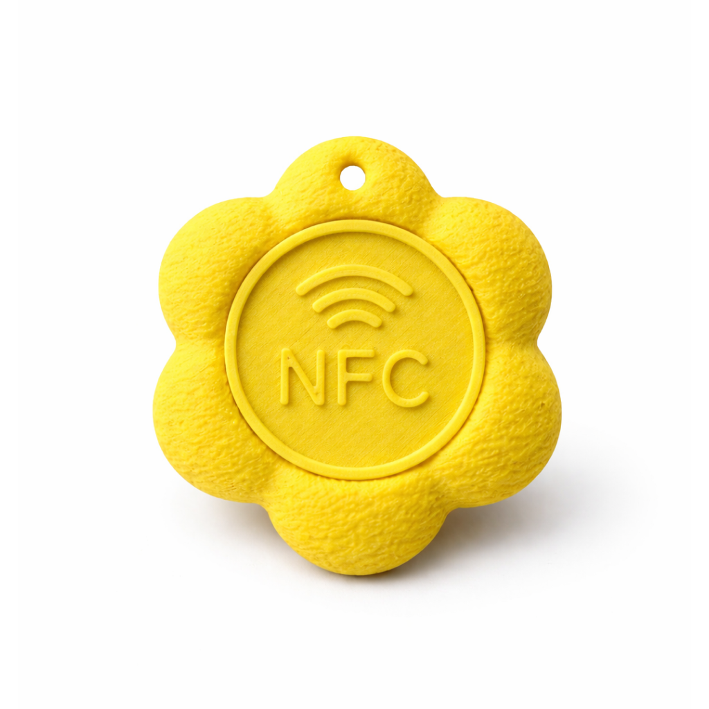 Bloomtag Buttercup — Smart NFC Flower Tag for Pets