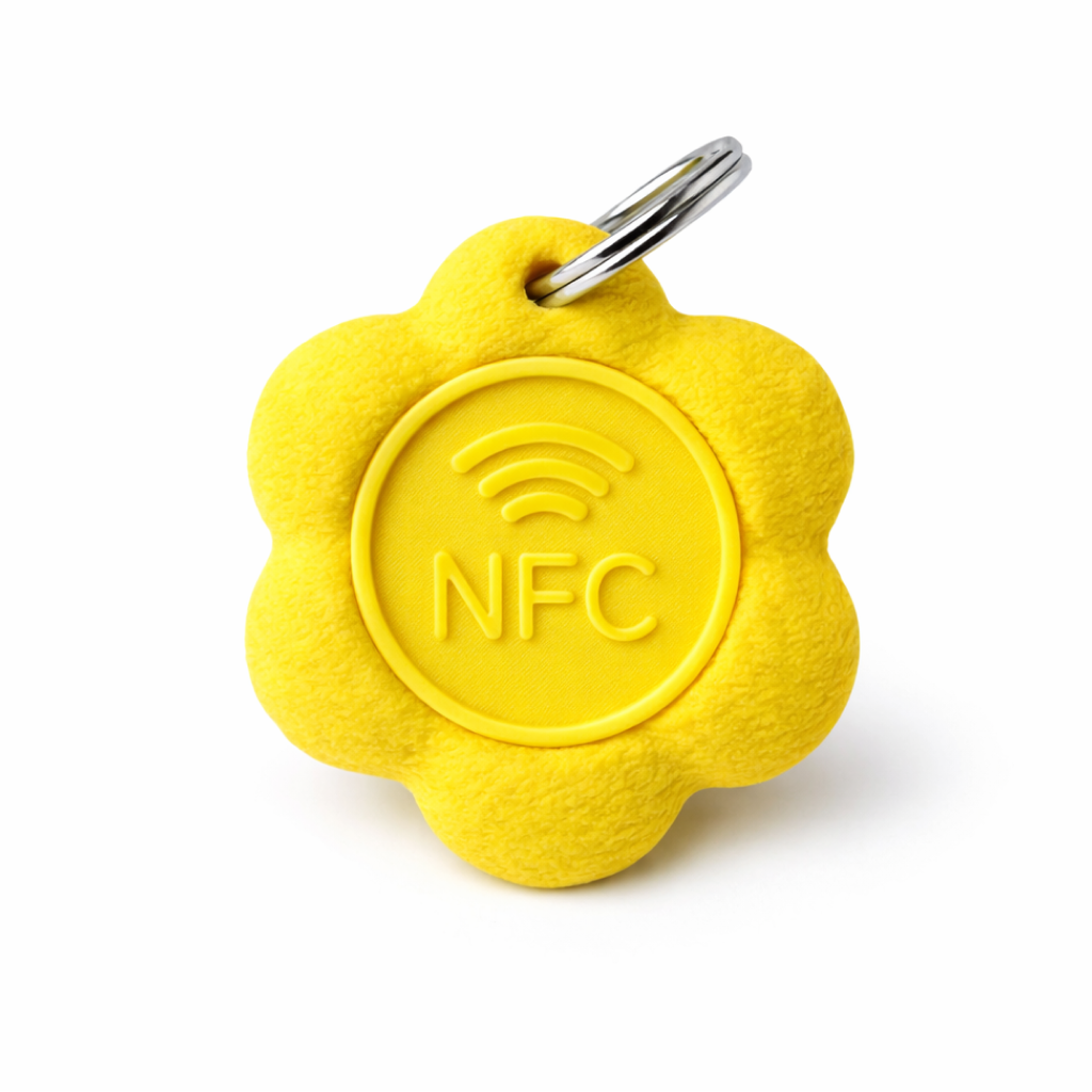 Bloomtag Buttercup — Smart NFC Flower Tag for Pets